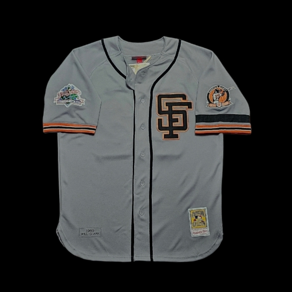 Will Clark San Francisco Giants Men's Road Gray Baseball Jersey SALE! š - Picture 2 of 4